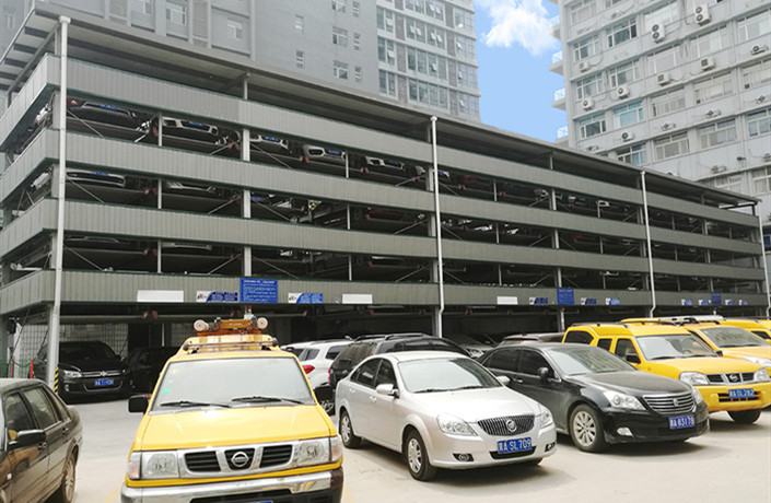 五層智能立體車庫-升降橫移式 五層智能立體車庫-升降橫移式