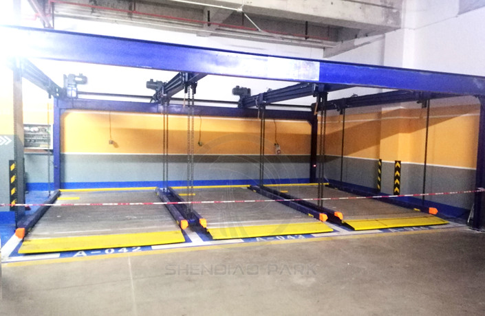 地下兩層立體機械車位-簡易升降式 地下兩層立體機械車位-簡易升降式