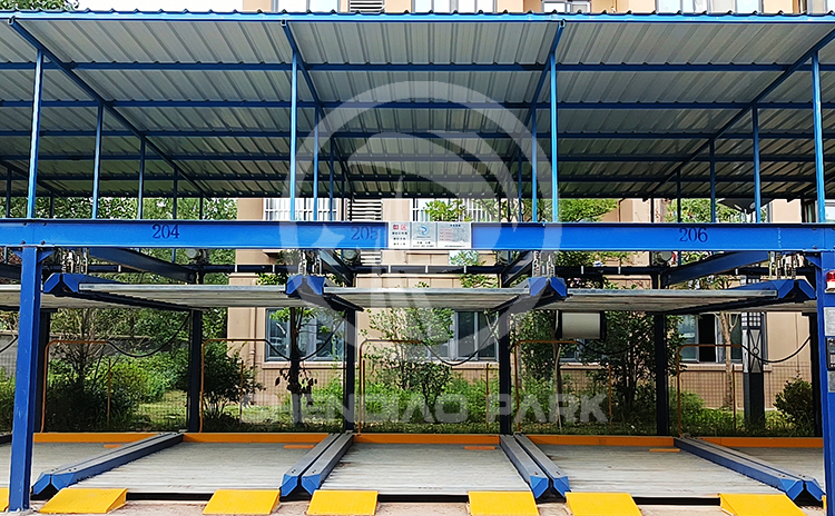 神雕廠區(qū)地面機(jī)械車位案例實(shí)拍 神雕廠區(qū)地面機(jī)械車位案例實(shí)拍